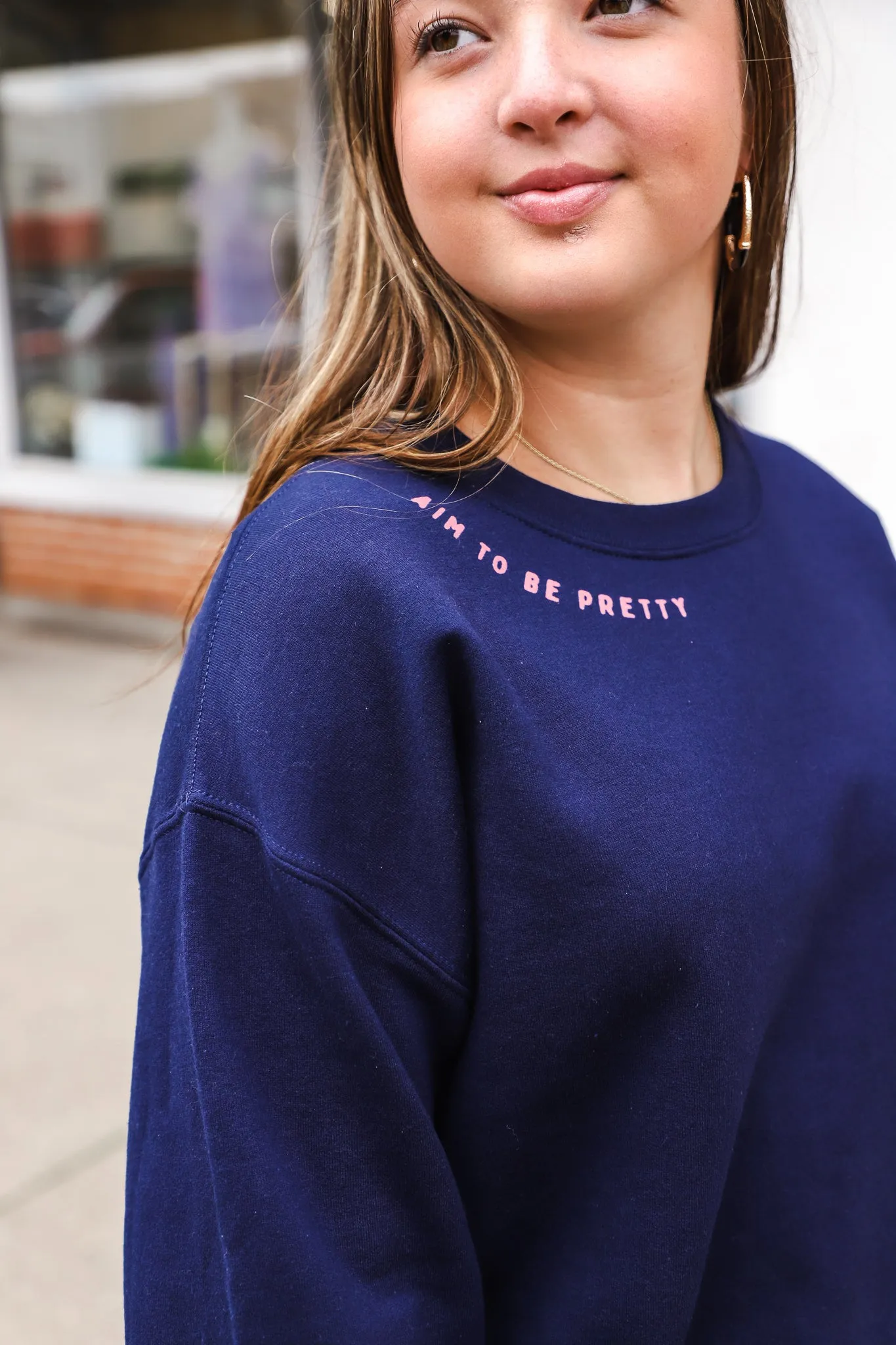 Aim to be Pretty Crewneck