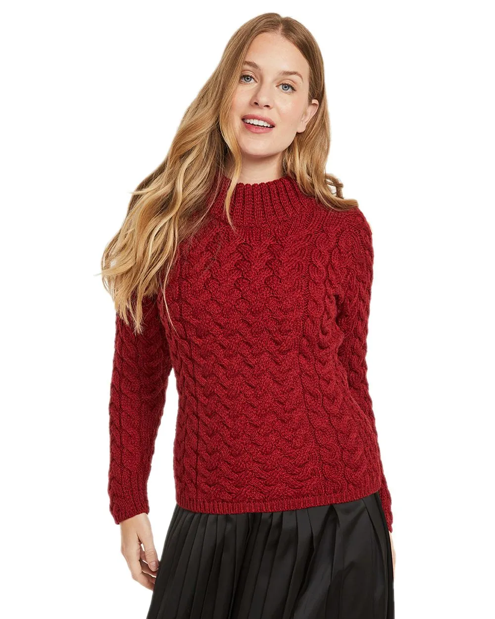 Aran Knightstown Womens Crew Neck Sweater