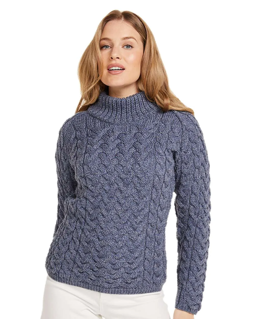 Aran Knightstown Womens Crew Neck Sweater