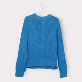 AS IS Blue Chunky Cotton Knit