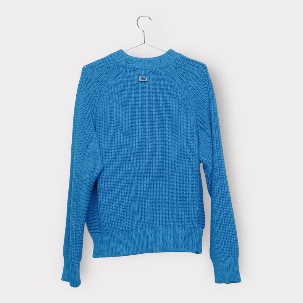 AS IS Blue Chunky Cotton Knit