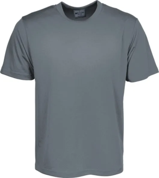 Bocini Adults Plain Breezeway Micromesh Tee Shirt 1st (14 Colour)-(CT1207)