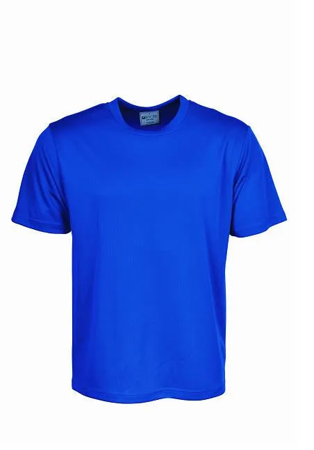 Bocini Adults Plain Breezeway Micromesh Tee Shirt 1st (14 Colour)-(CT1207)