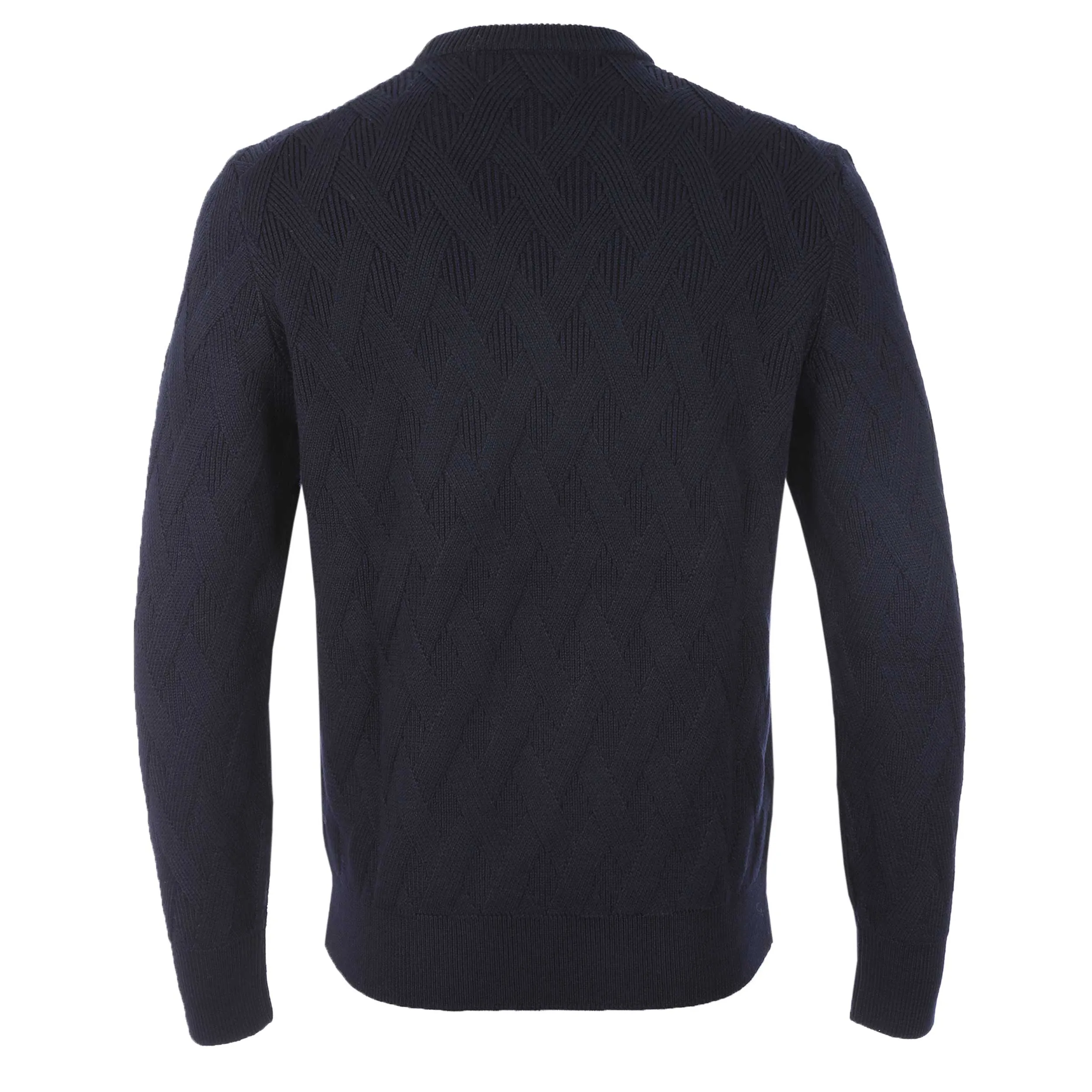 BOSS H Elfredo Knitwear in Dark Blue