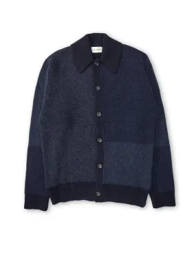 Britten Knitted Cardigan Delfino Navy