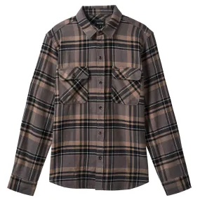 Brixton - Bowery Flannel Charcoal/Black/Cinder Grey