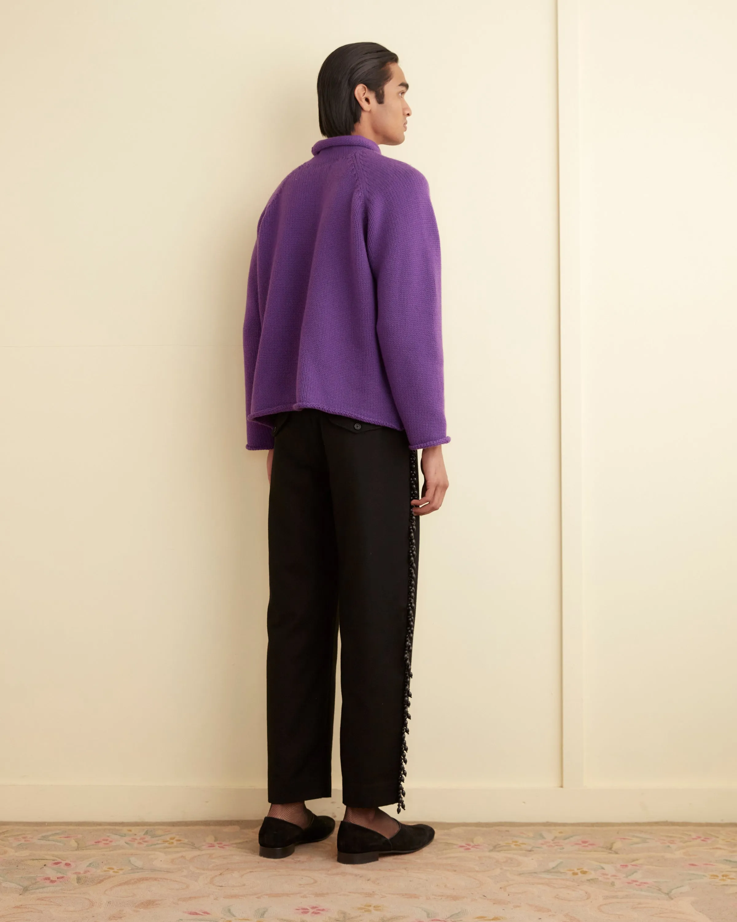 Cashmere Rollneck - Purple