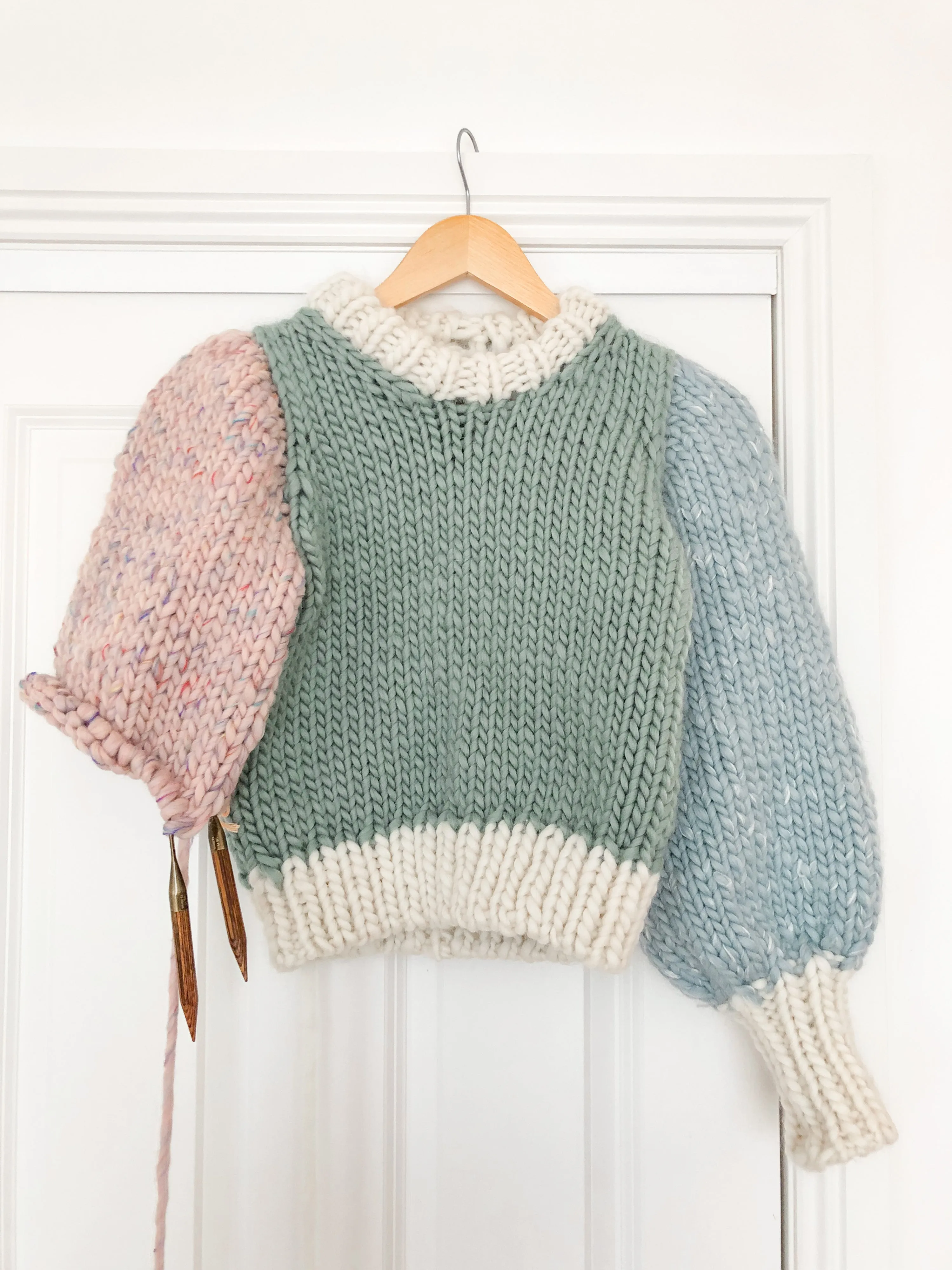 Chunky Colour Block Sweater