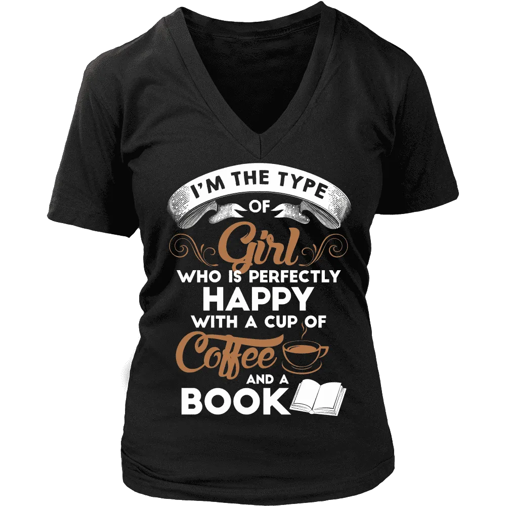 Coffee & Books - V-neck