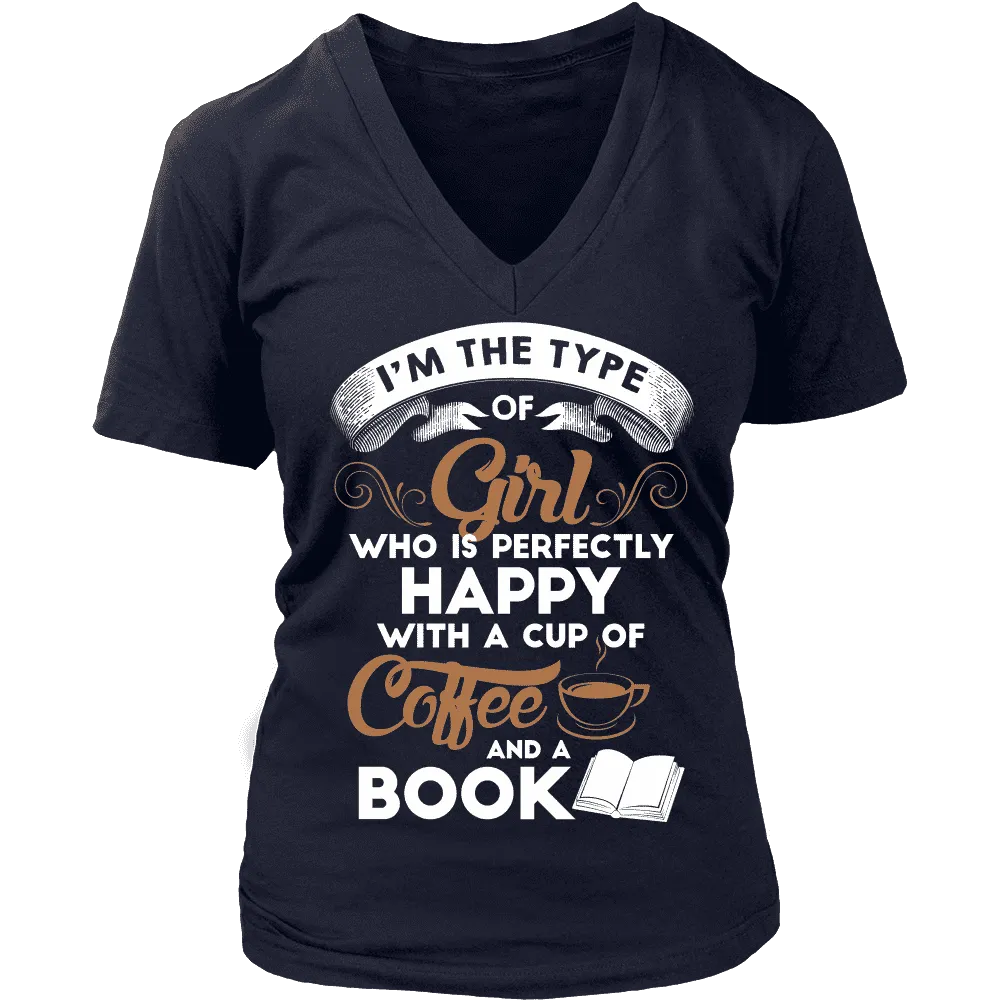 Coffee & Books - V-neck