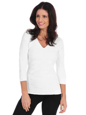 Diamont 3/4 Sleeve V-Neck (29VQ)