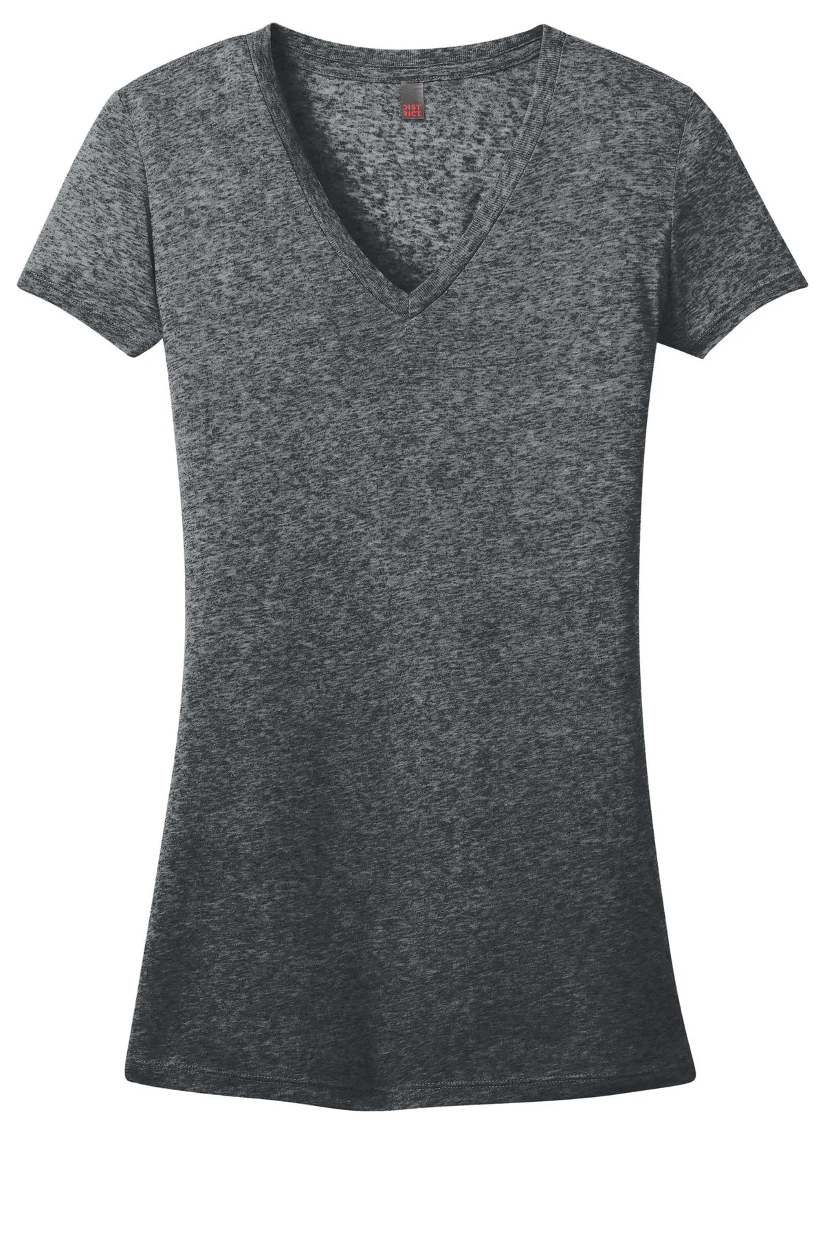 District Juniors Microburn V-Neck Tee. DT261