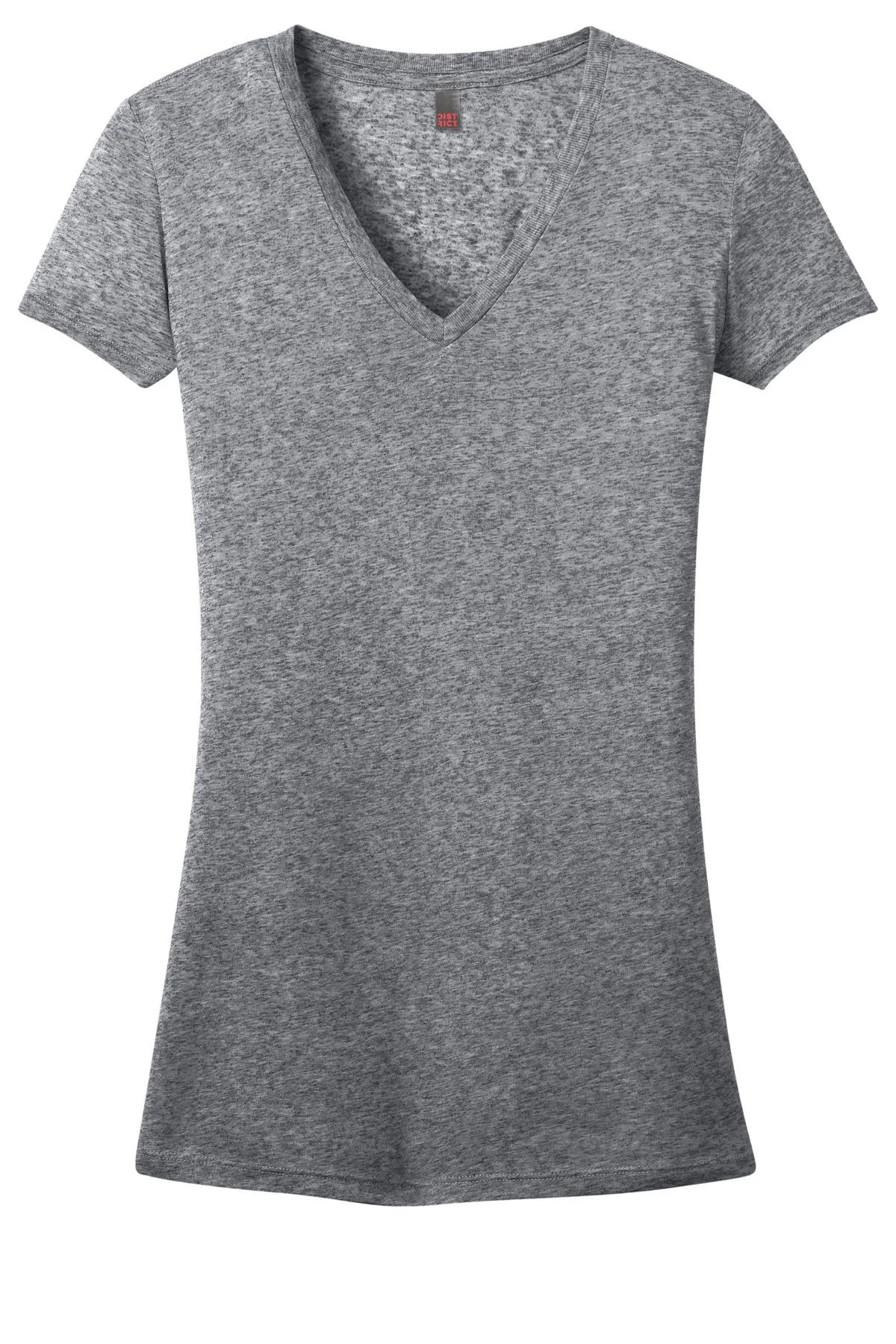 District Juniors Microburn V-Neck Tee. DT261