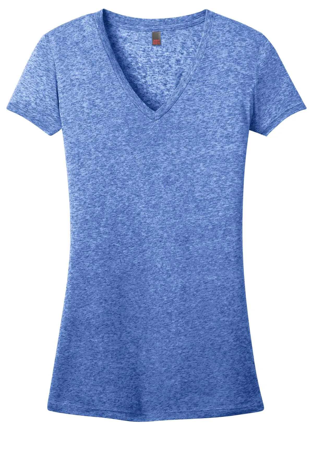 District Juniors Microburn V-Neck Tee. DT261