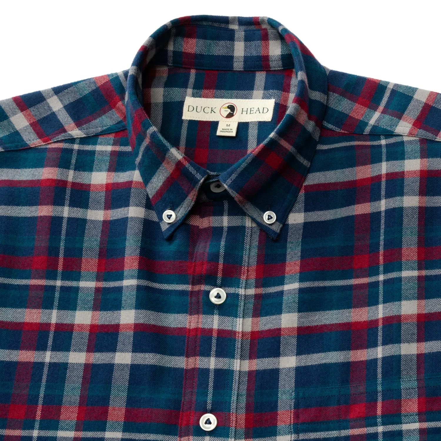 Draper Plaid Cotton Flannel Sport Shirt