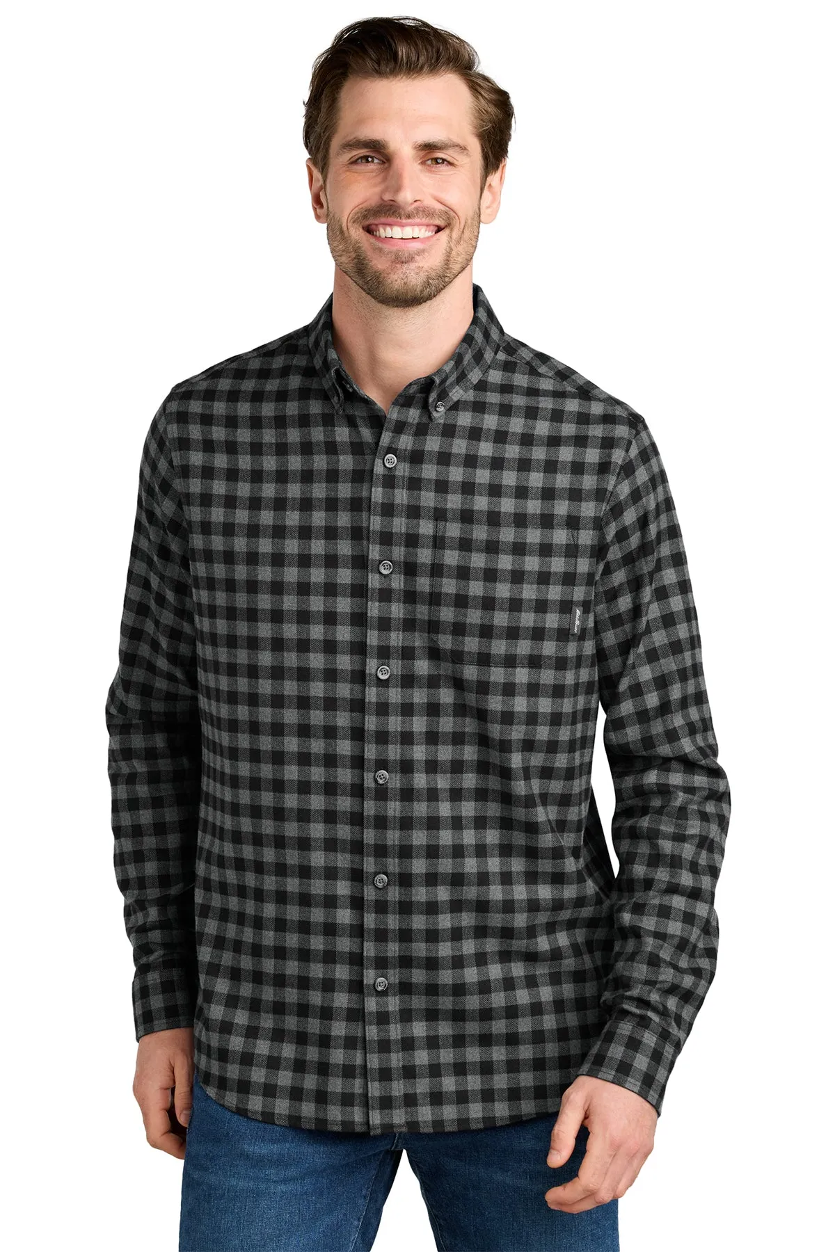 Eddie Bauer Long Sleeve Favorite Flannel Plaid Shirt