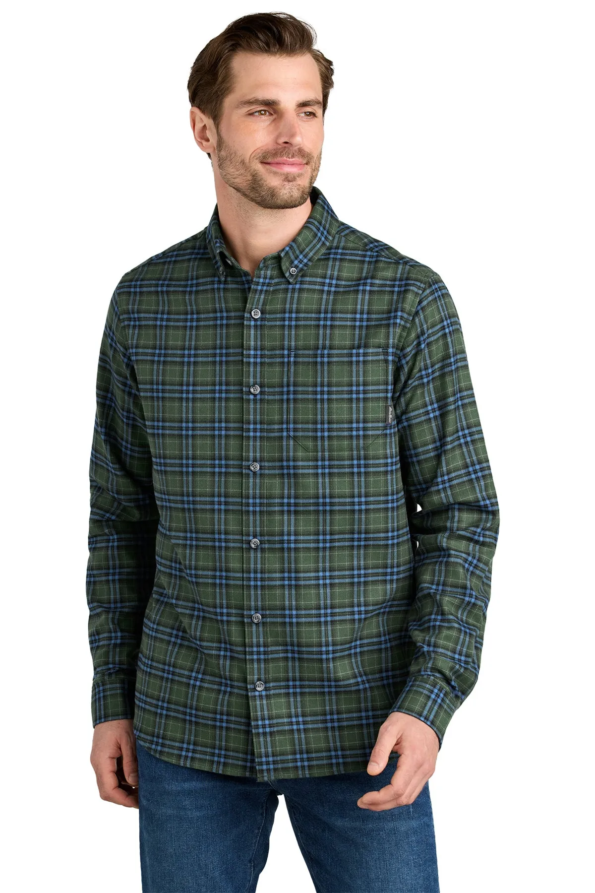 Eddie Bauer Long Sleeve Favorite Flannel Plaid Shirt