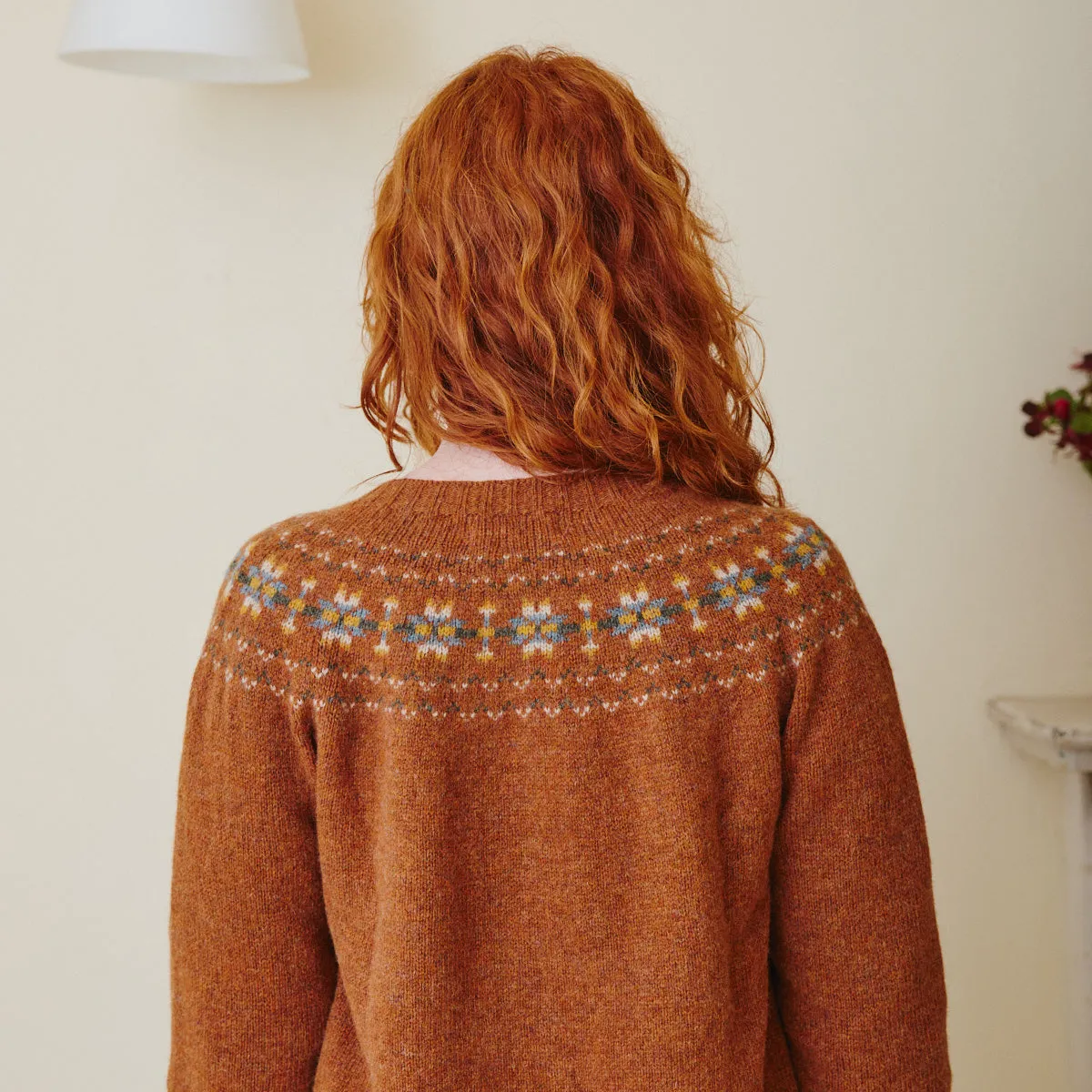 Fair Isle Cardigan - Sienna