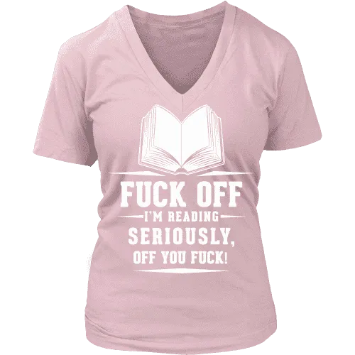 Fuck off I'm reading V-neck