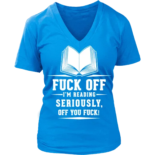 Fuck off I'm reading V-neck