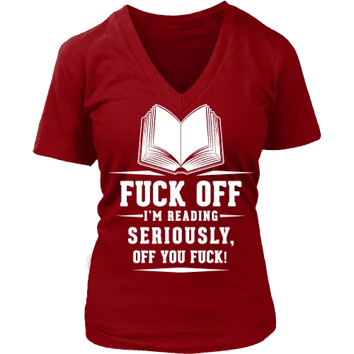 Fuck off I'm reading V-neck