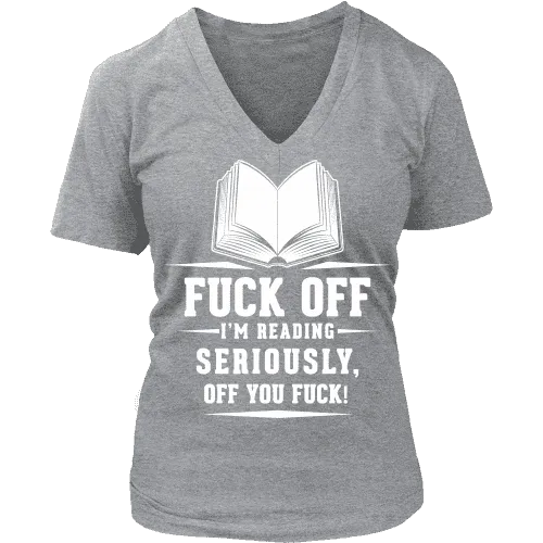 Fuck off I'm reading V-neck