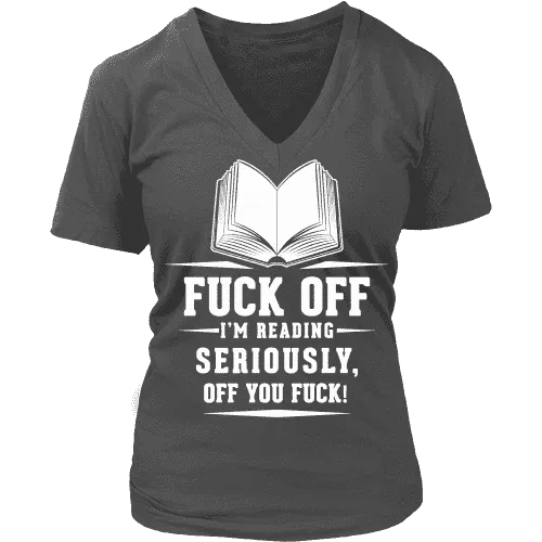 Fuck off I'm reading V-neck