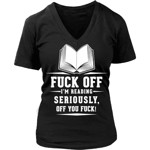 Fuck off I'm reading V-neck