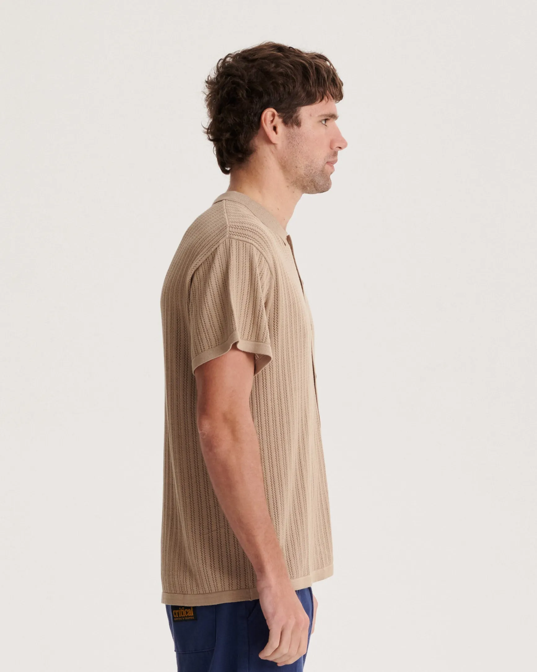 Intro Knit Shirt - Putty