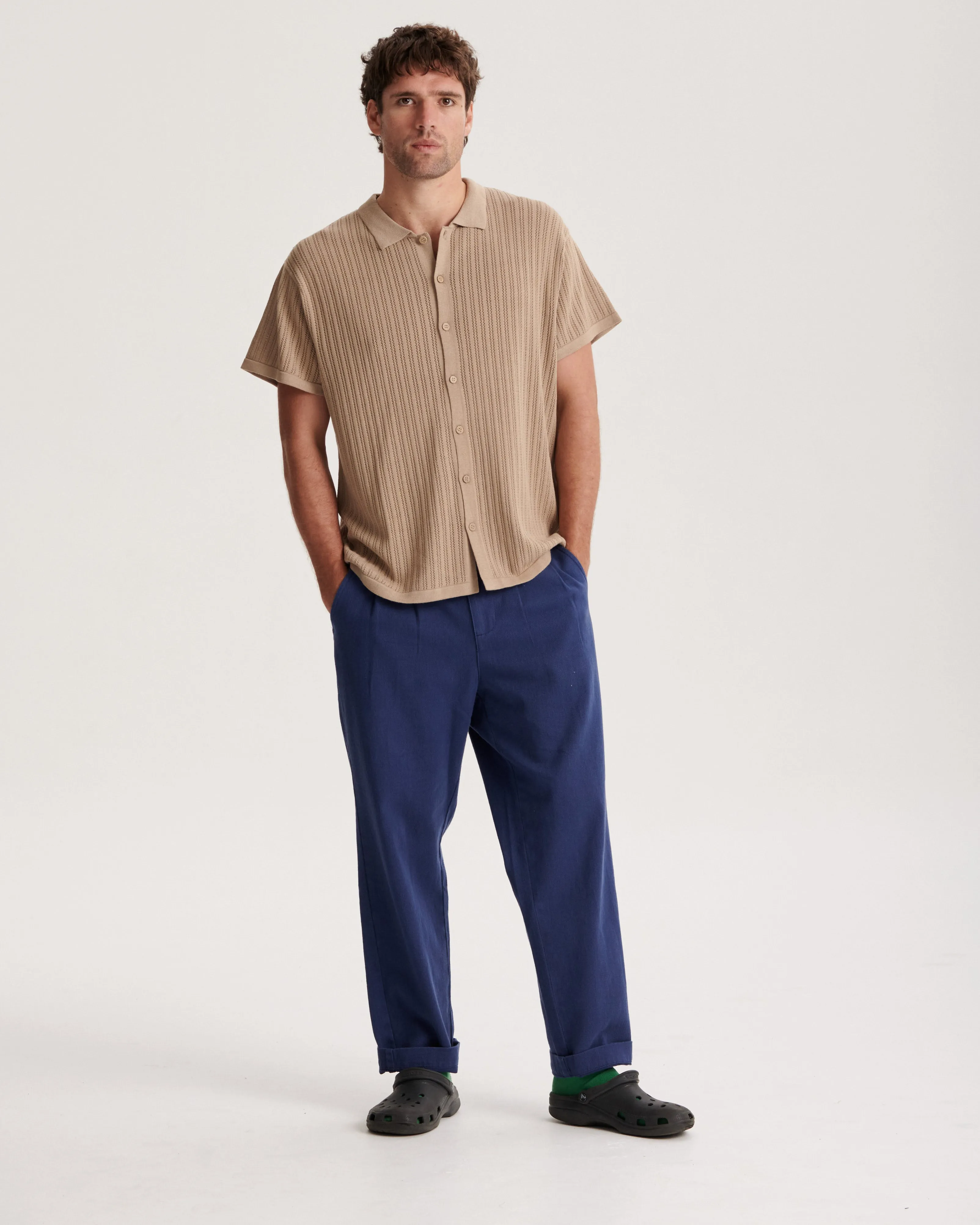 Intro Knit Shirt - Putty