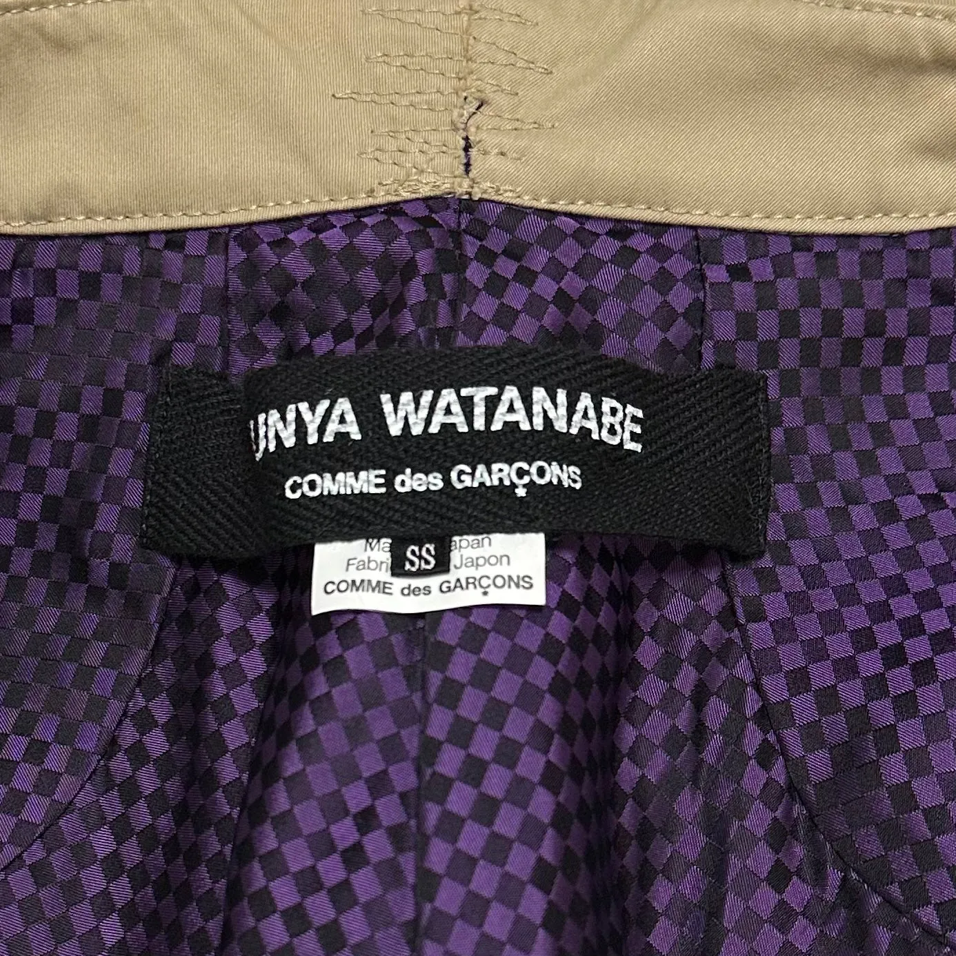 JUNYA WATANABE Spring Summer 2006 Asymmetric Short Trench Coat