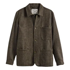 Labura Jacket Herringbone Wool Brown