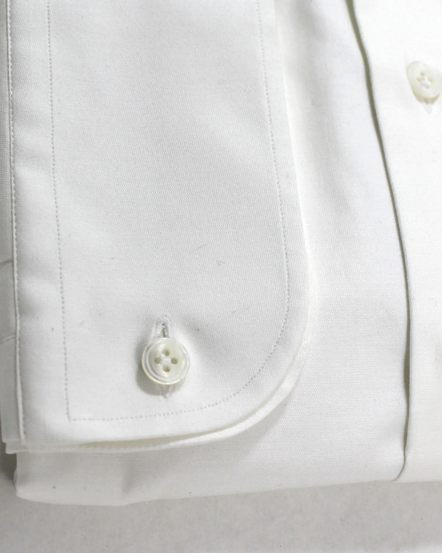 Lardini Dress Shirt White French Cuffs 43 - 17