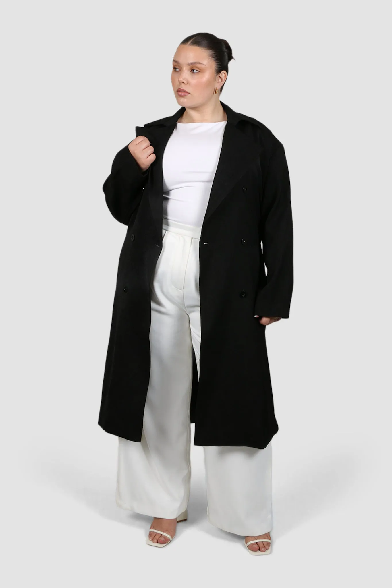 LENNOX TRENCH BLACK