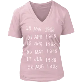 Library Stamp V-neck