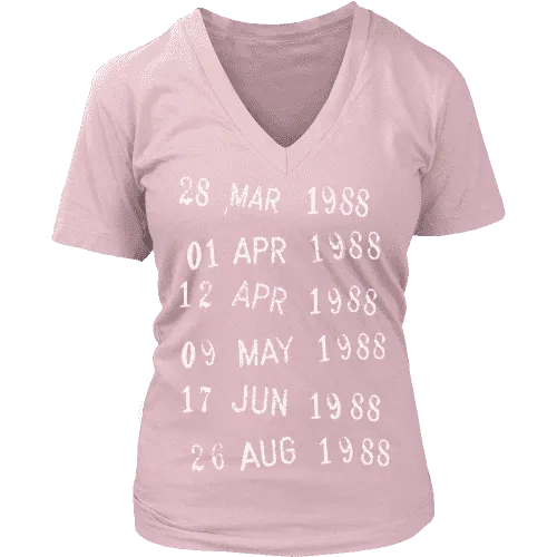 Library Stamp V-neck