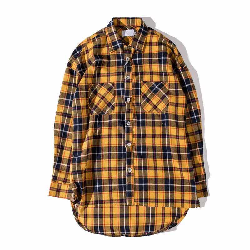 Men's Autumn Fanta Long Back Flannel