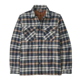 Mens Insulated Organic Cotton Midweight Fjord Flannel Shirt - Sale