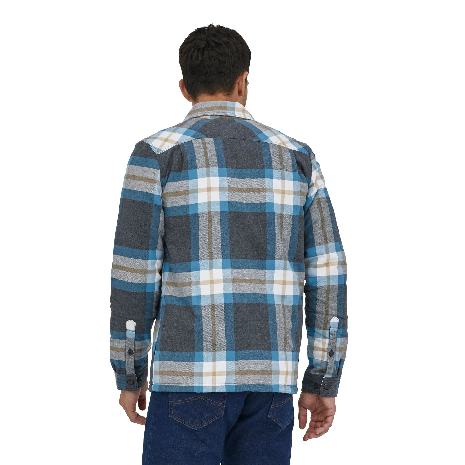 Mens Insulated Organic Cotton Midweight Fjord Flannel Shirt - Sale