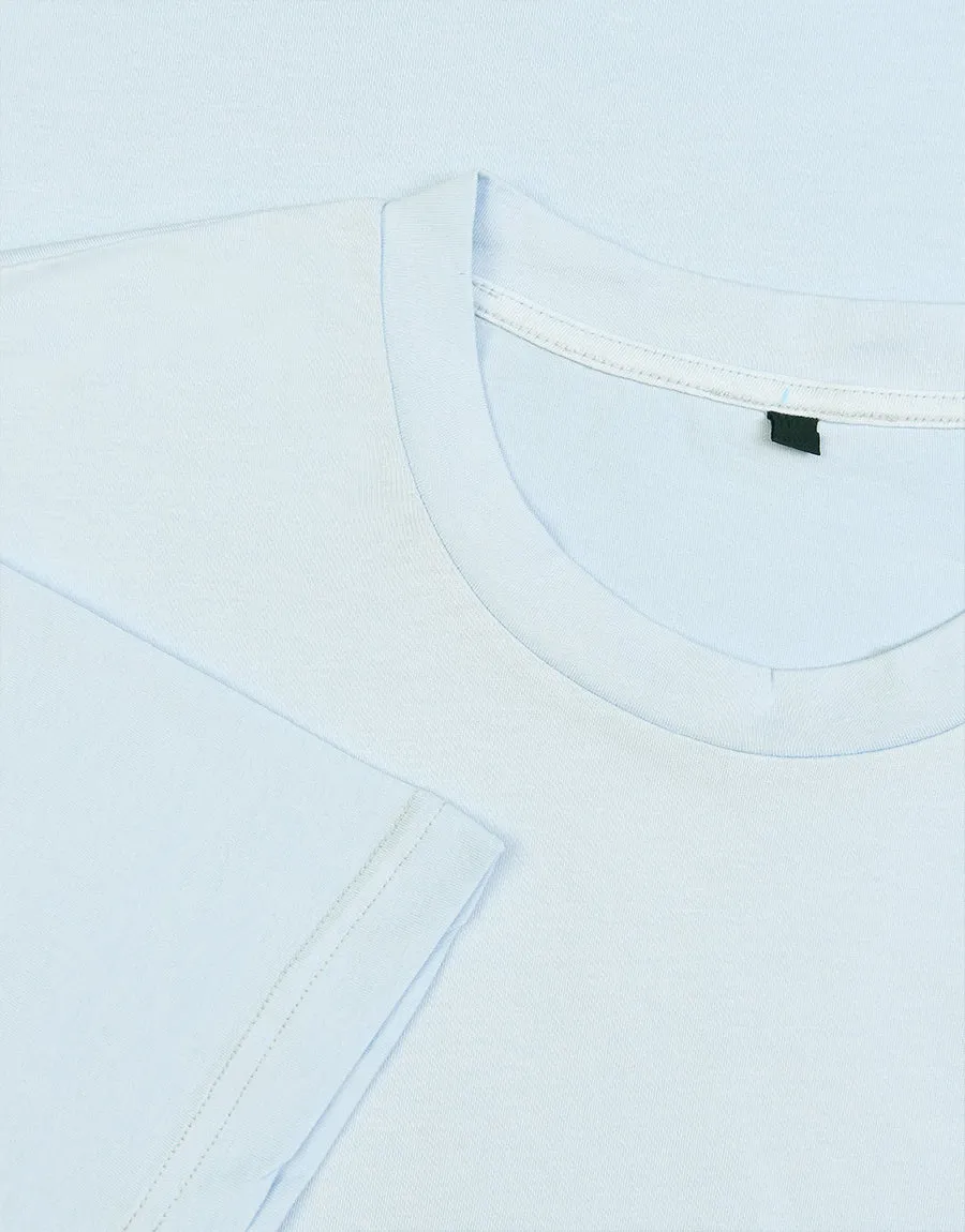 Men's Plain T-Shirt - Sky Blue