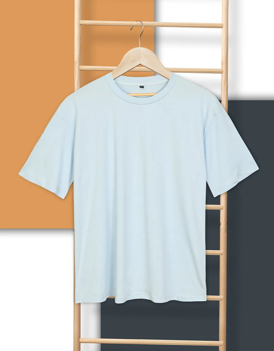 Men's Plain T-Shirt - Sky Blue