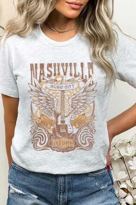 Nashville Tennessee Music City Country Graphic Tee *Online Only*