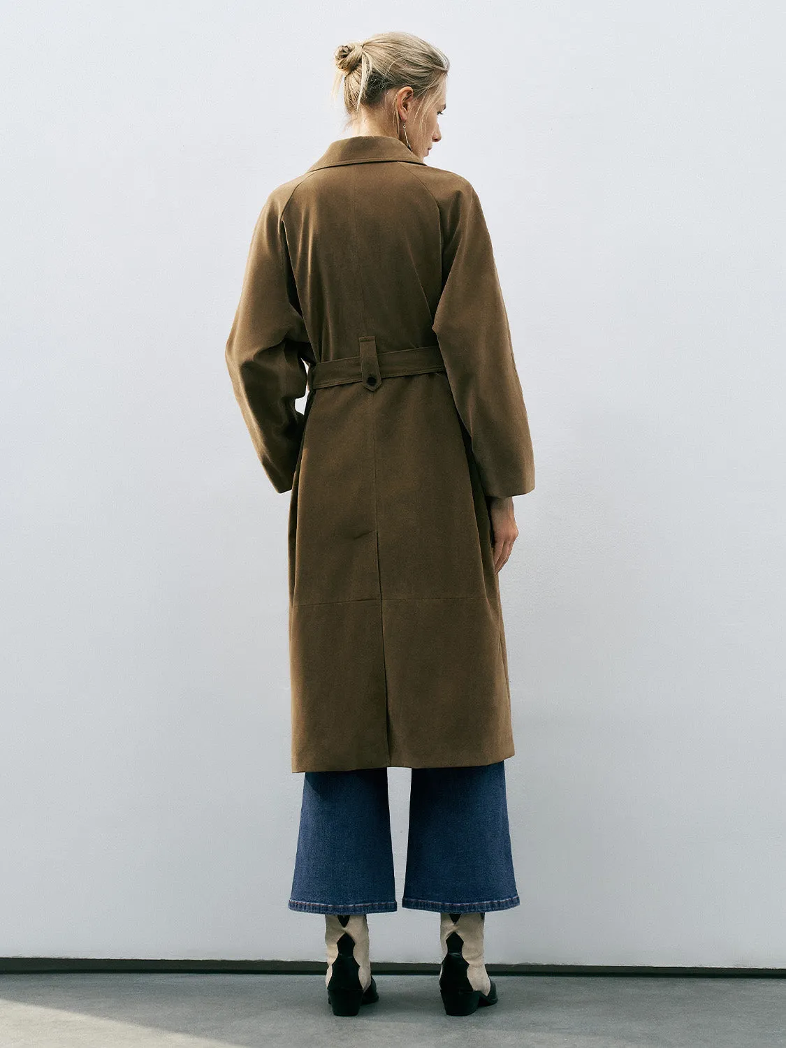 Notched Collar Trench Coats