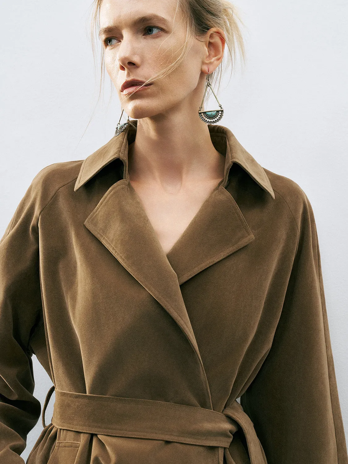 Notched Collar Trench Coats