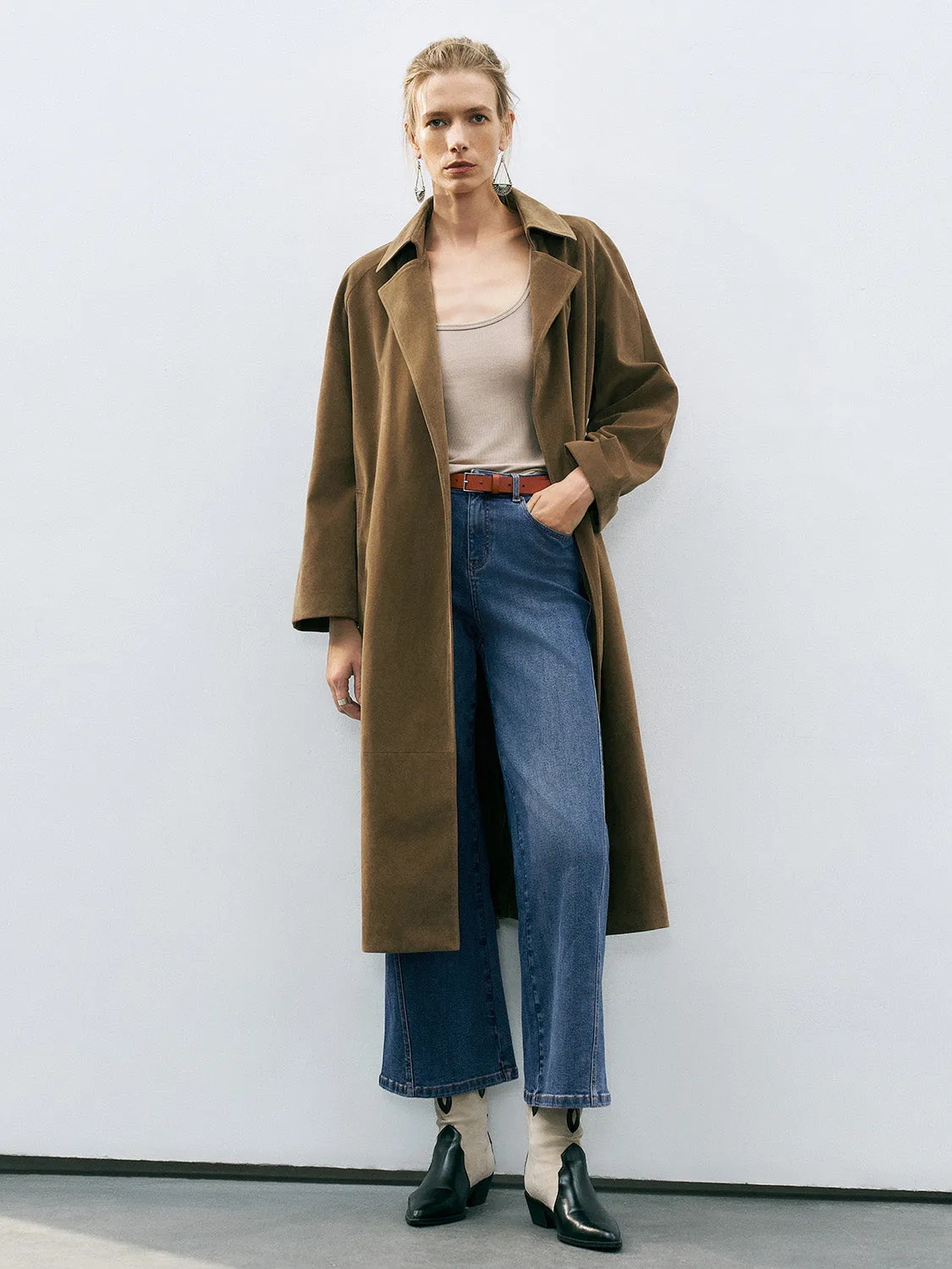 Notched Collar Trench Coats