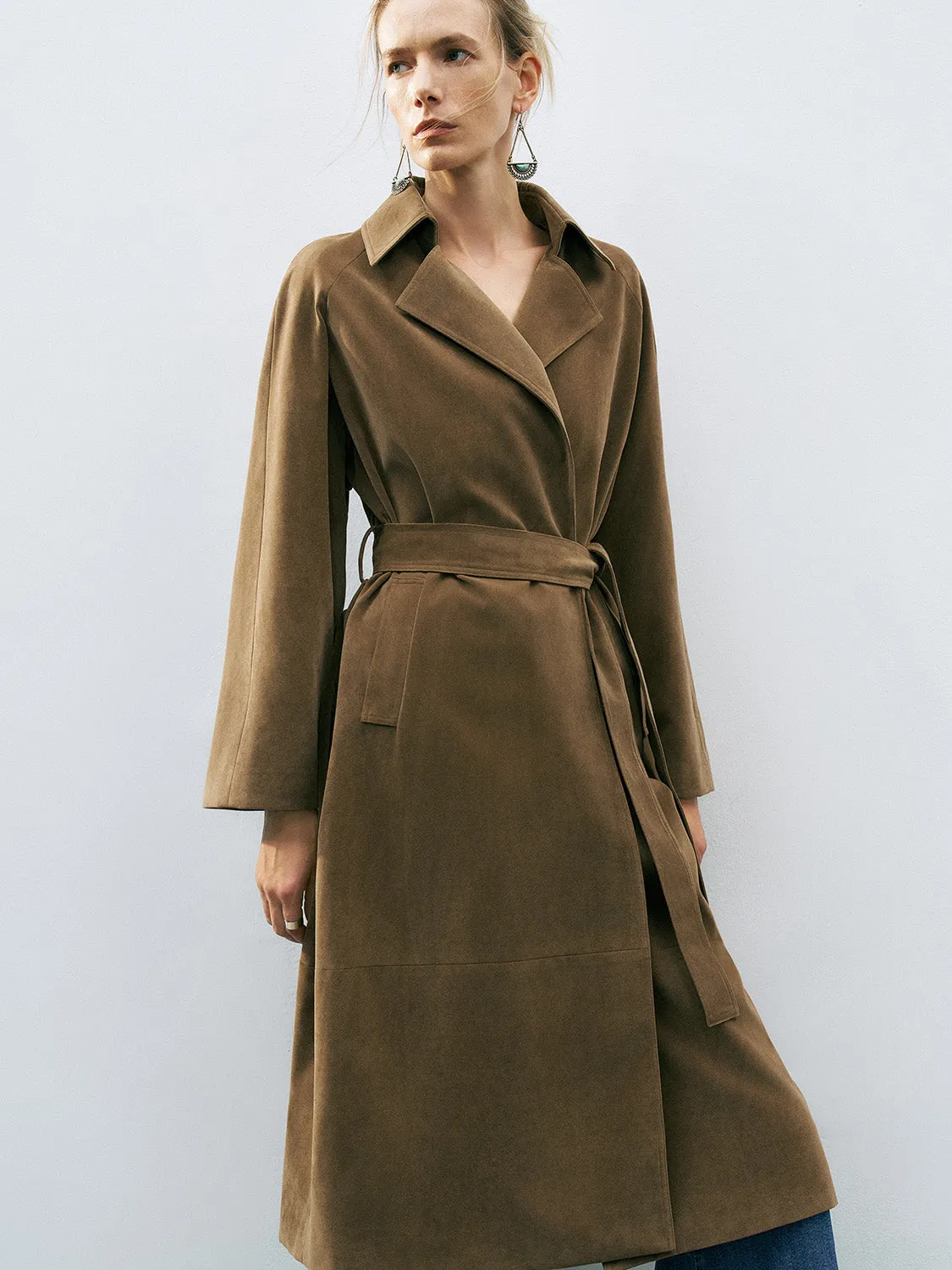 Notched Collar Trench Coats