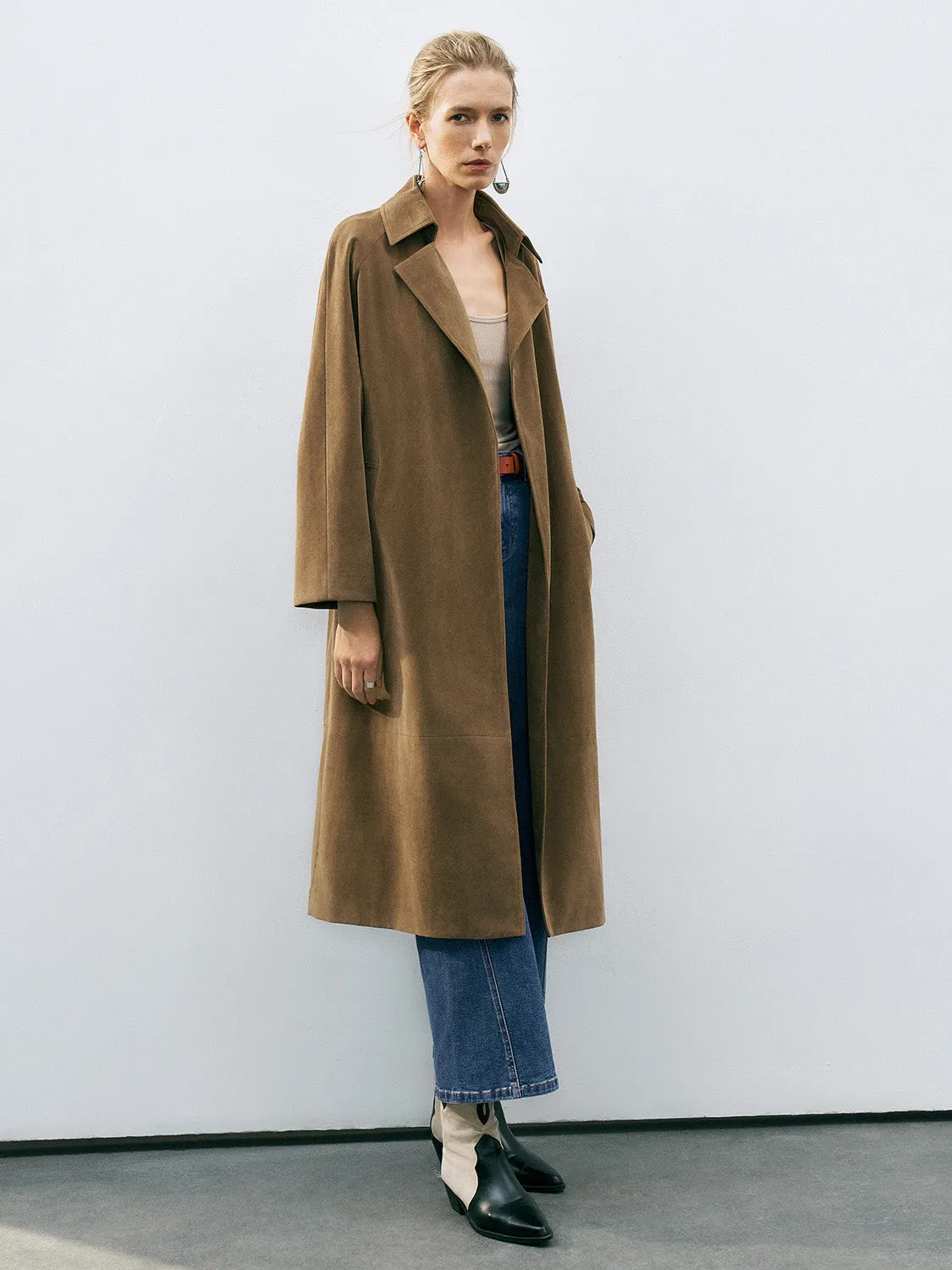 Notched Collar Trench Coats