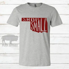 OK Shop Small GRAY Crew Neck Tee