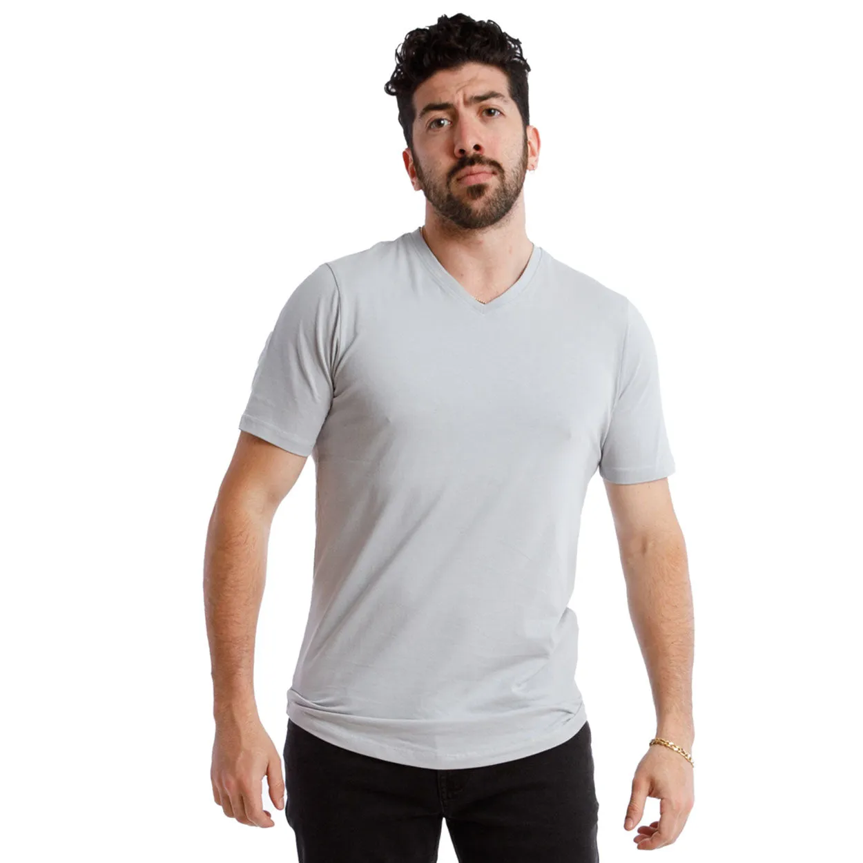 Organic V-Neck T-Shirt 3 Pack / Dusk to Downtown