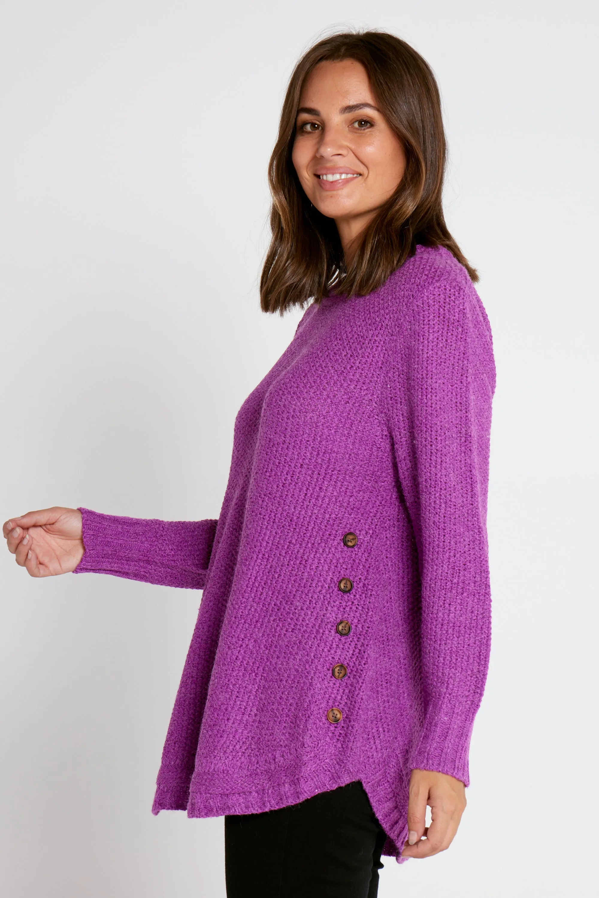 Paris Knit Jumper - Magenta